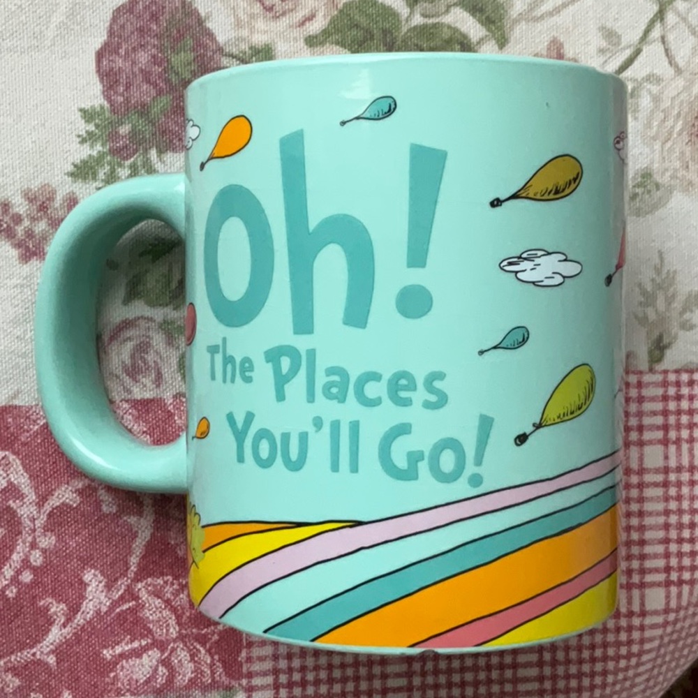 Dr. Seuss Colorful Mug with Yellow and Blue